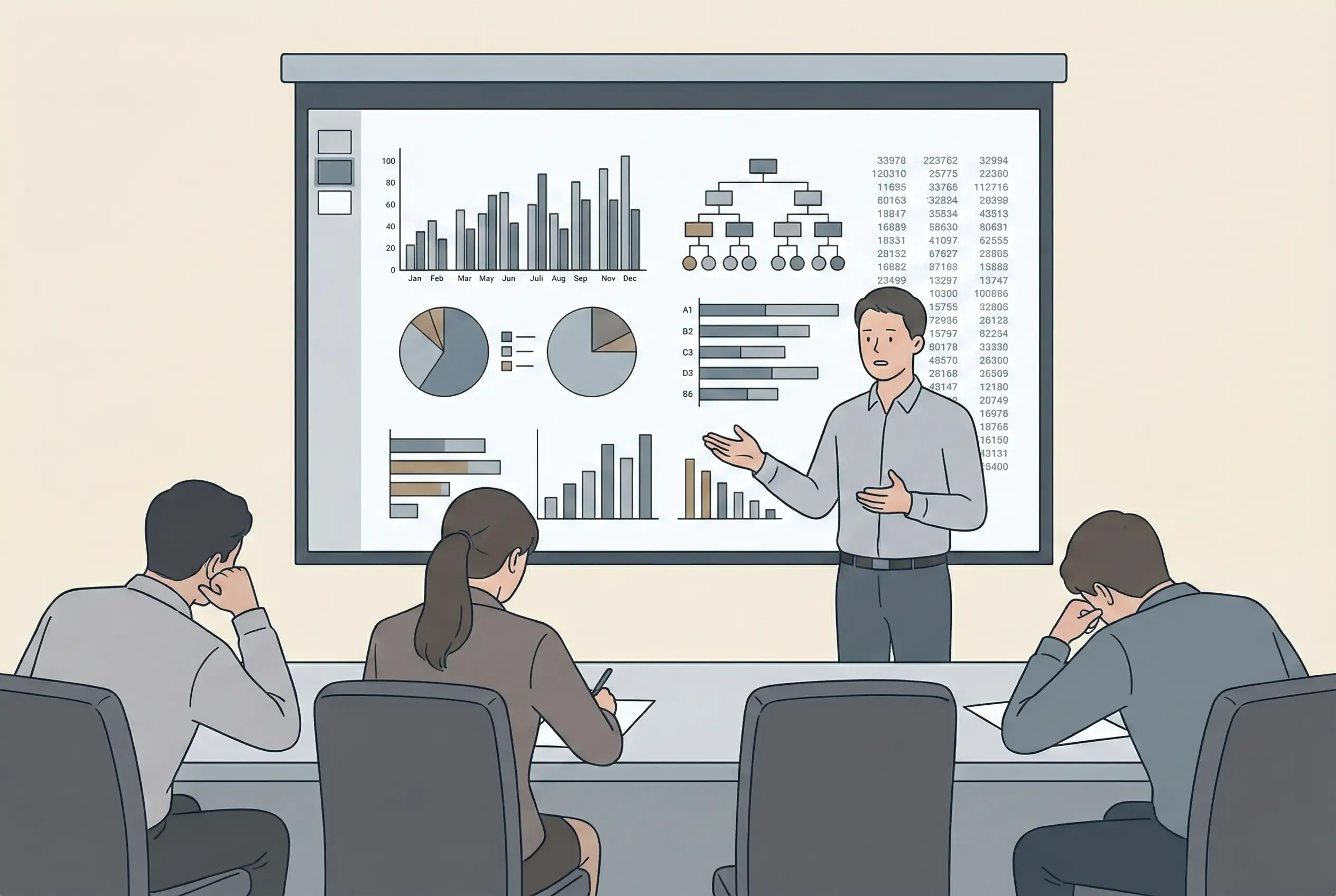 パワポで目標を共有する