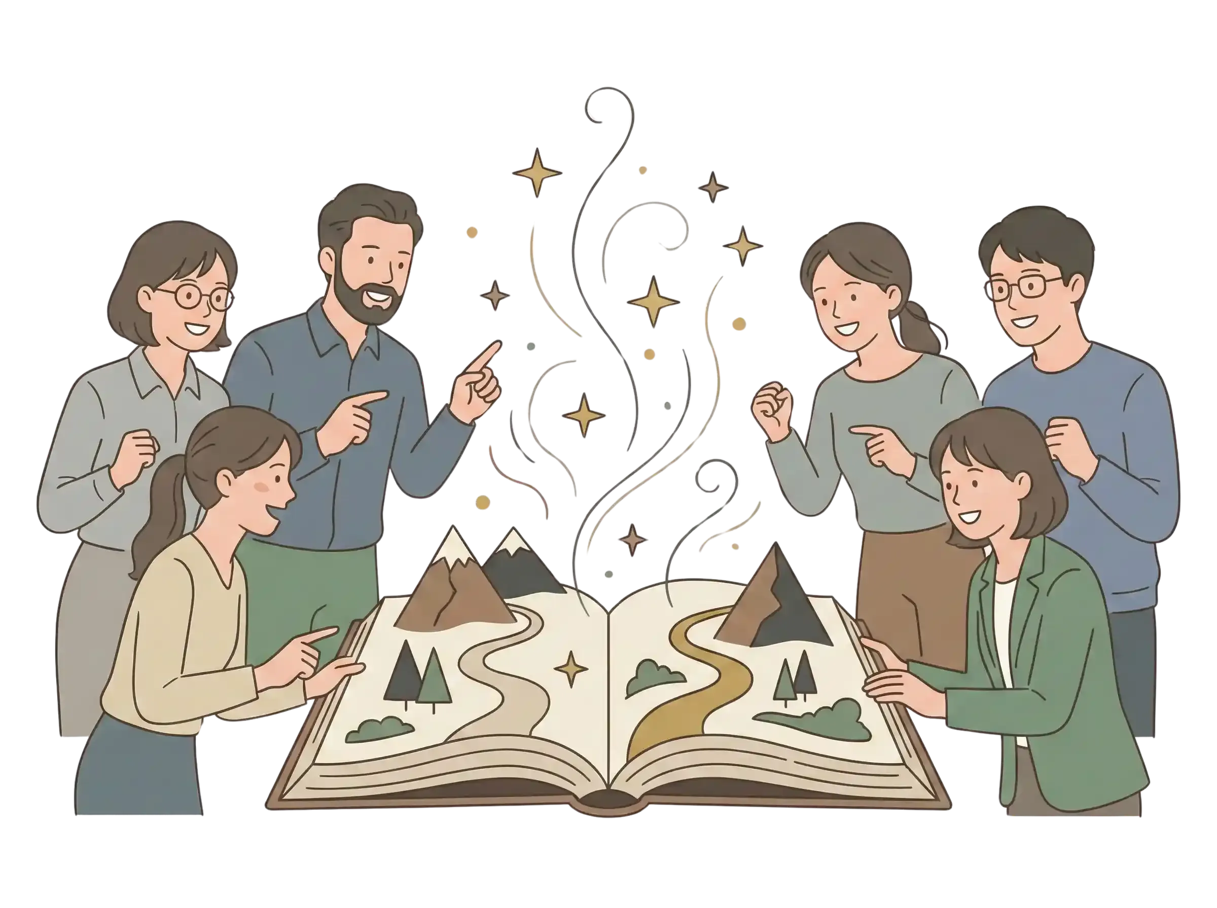 物語組織のイメージ